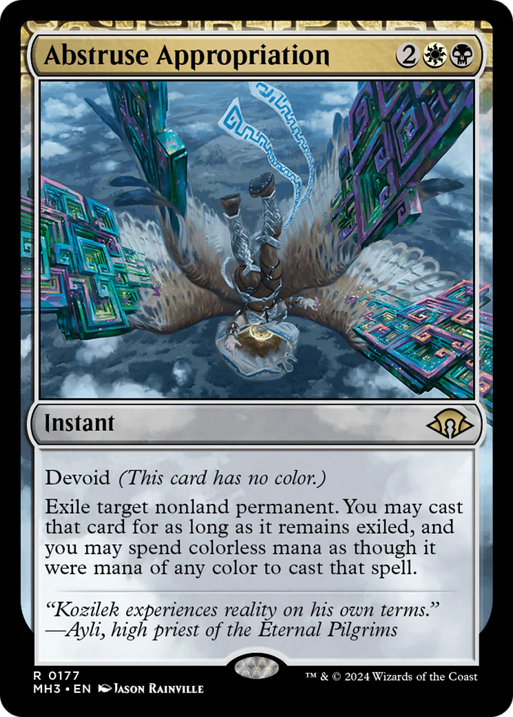 Abstruse Appropriation (MH3-177) - Modern Horizons 3: (devoid) Foil