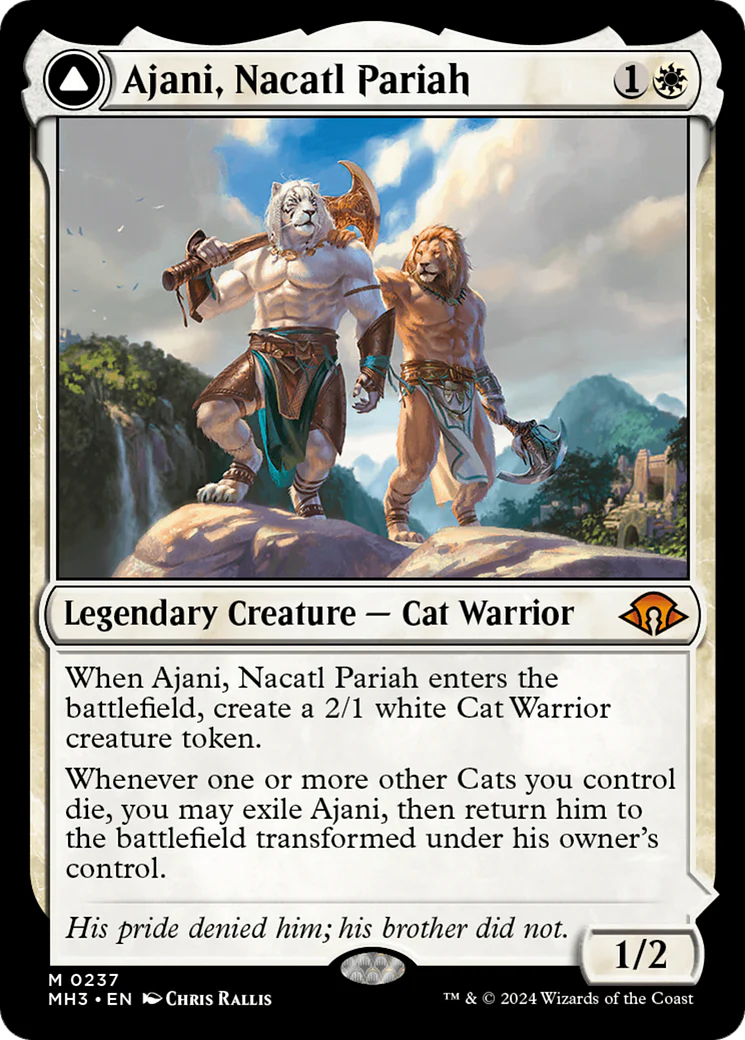 Ajani, Nacatl Pariah (MH3-237) - Modern Horizons 3 Foil - Image 2