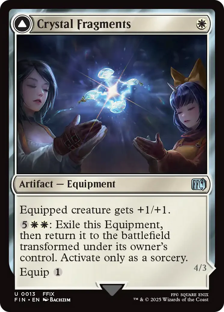 Crystal Fragments // Summon: Alexander (FIN-013) - FINAL FANTASY: (enchantment) - Image 9