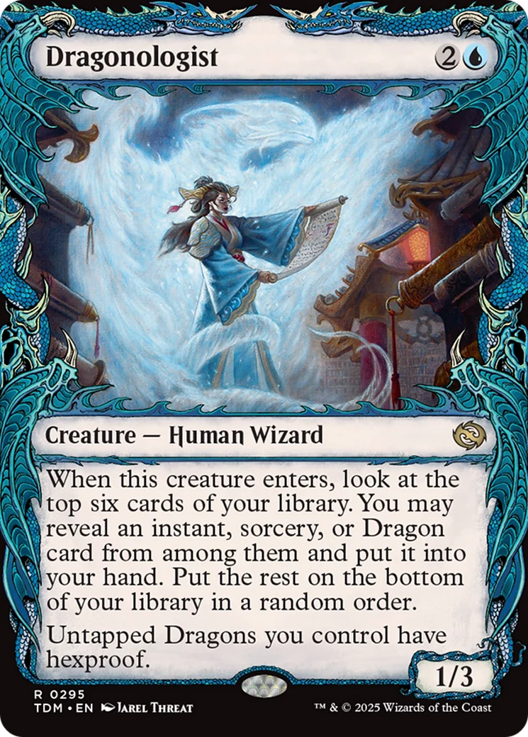 Dragonologist (TDM-295) - Tarkir: Dragonstorm: (Showcase)