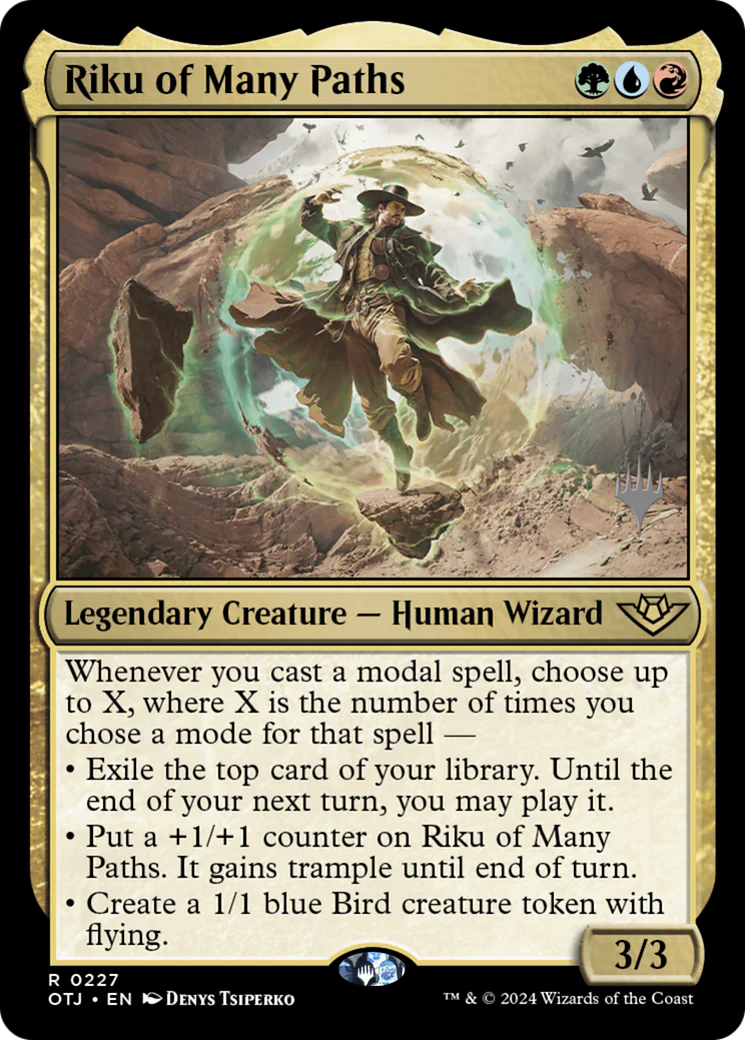 Riku of Many Paths (PPOTJ-227) - Outlaws of Thunder Junction Promos