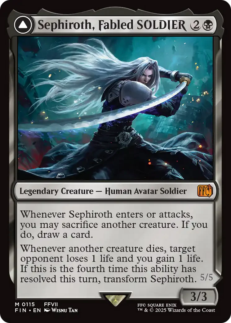 Sephiroth, Fabled SOLDIER // Sephiroth, One-Winged Angel (FIN-115) - FINAL FANTASY - Image 7
