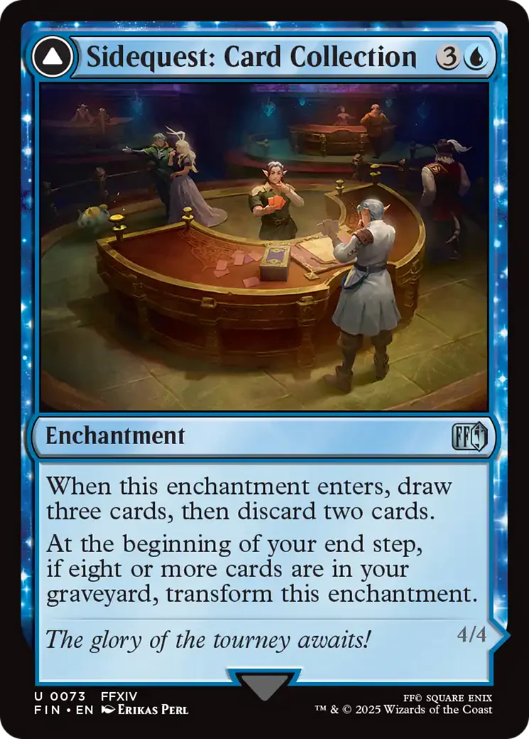 Sidequest: Card Collection // Magicked Card (FIN-073) - FINAL FANTASY: (enchantment) - Image 2