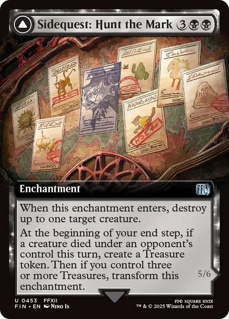 Sidequest: Hunt the Mark // Yiazmat, Ultimate Mark (FIN-453) - FINAL FANTASY: (enchantment, Extended Art) - Image 7