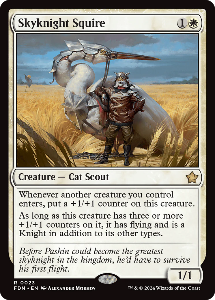 Skyknight Squire (FDN-023) - Foundations