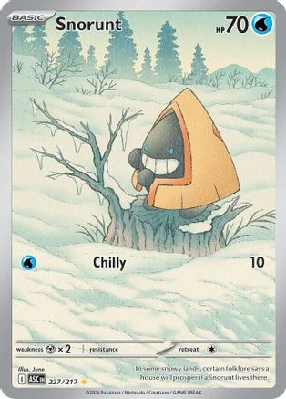 Snorunt - 227/217 227 - ME Ascended Heroes Holofoil