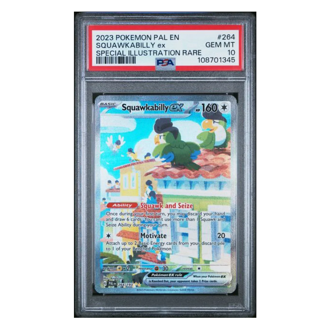 Squakabilly ex SIR Paldea Evolved #264 PSA 10