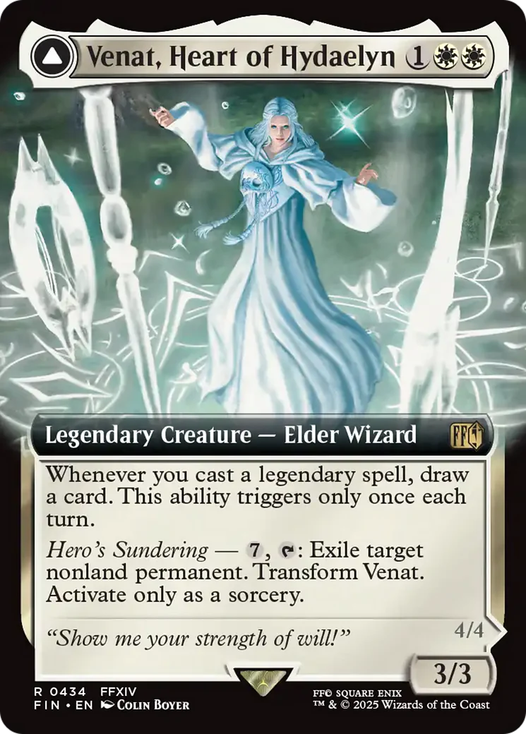 Venat, Heart of Hydaelyn // Hydaelyn, the Mothercrystal (FIN-434) - FINAL FANTASY: (Extended Art) - Image 7